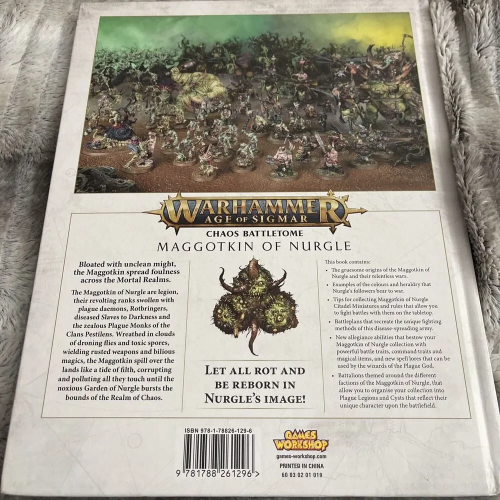 Warhammer Age Of Sigmar Maggotkin Of Nurgle Chaos Battletome NiS